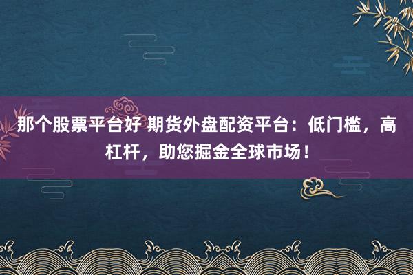 那个股票平台好 期货外盘配资平台：低门槛，高杠杆，助您掘金全球市场！